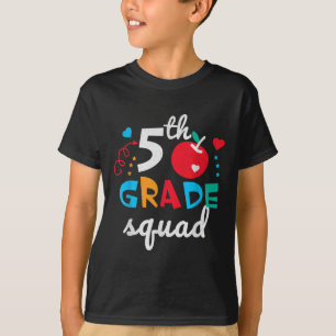 Camiseta Esquadrão da 5ª Série Meninos Meninas Professores