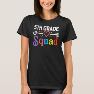 Camiseta Esquadrão da 5ª Série Primeiro Dia de Aula Profess