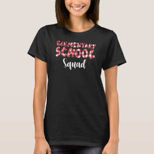 Camiseta Esquadrão da Buffalo Plaid Elementary School De Vo
