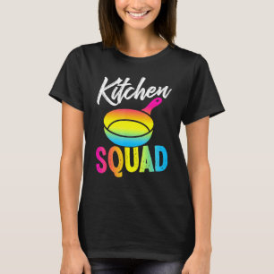 Camiseta Esquadrão da cozinha legal - Pansexual Cor Pan Cui