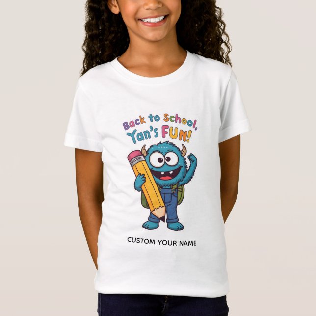 Camiseta "Esquadrão da Escola de Monstros: De Volta à Diver (Frente)