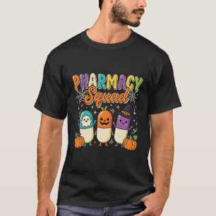 Camiseta Esquadrão da Farmácia Desenho de Pílulas de Fantas
