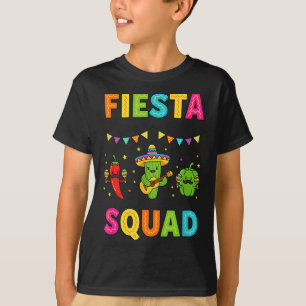 Camiseta Esquadrão da festa cacto fofo pimentão pimentão ve