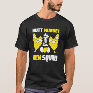 Camiseta Esquadrão da Galinha do Nugget de Bunda Galinha