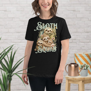 Camiseta Esquadrão da Lama, preguiça adorável