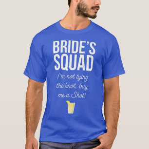 Camiseta Esquadrão da Noiva Engraçada Festa de Despedida de