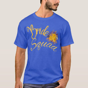 Camiseta Esquadrão da Noiva Equipe da Festa de Casamento Co