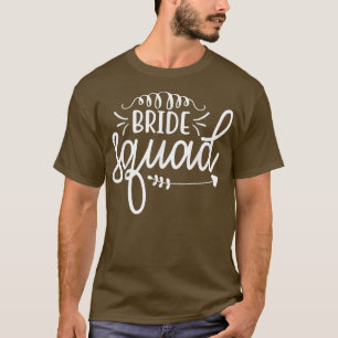Camiseta Esquadrão da Noiva Festa de Casamento Engraçada Pa