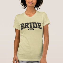 Camiseta Esquadrão da Noiva Tipografia Varsity Festa de Des