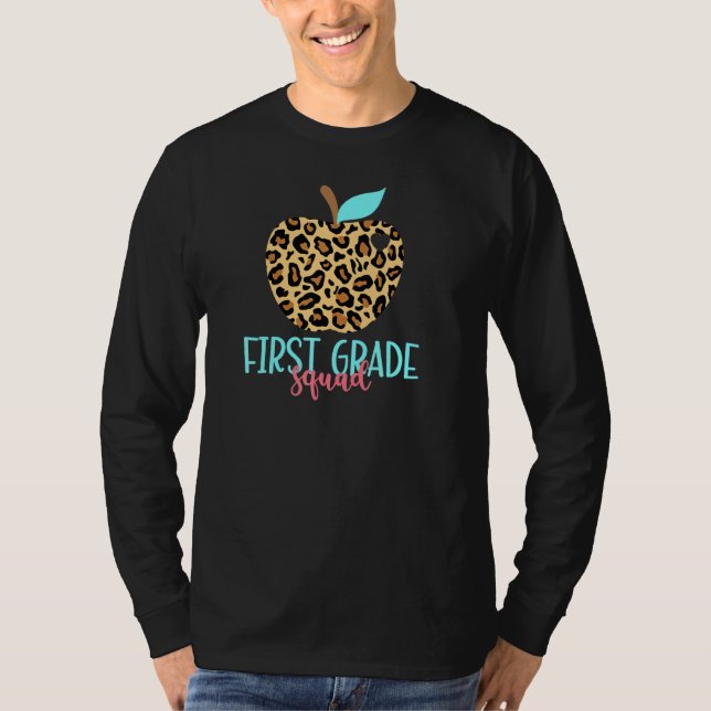 Camiseta Esquadrão De 1º Grau Da Apple, Leopard, 1º Dia Da  (Frente)