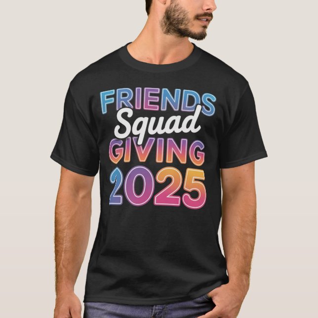 Camiseta Esquadrão de Ação Amigável Trendy 2025 - Queda Col (Frente)