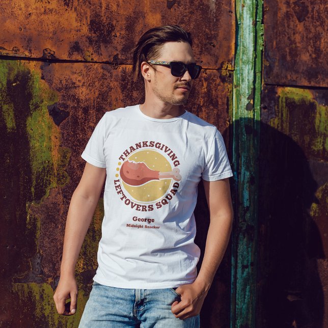 Camiseta Esquadrão de Ação de Graças de Drumstick (Criador carregado)