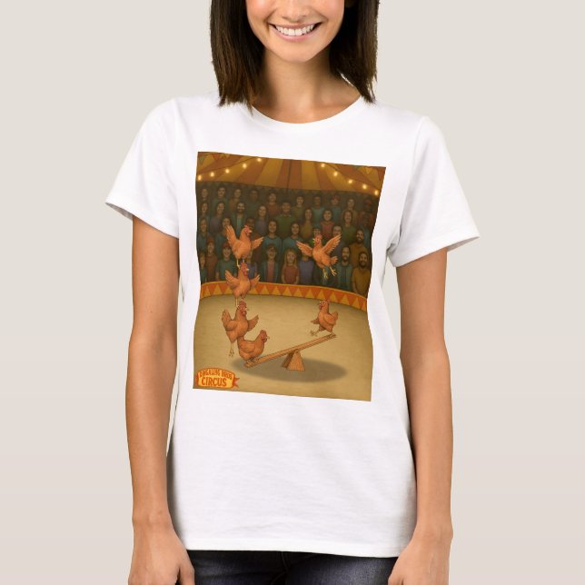 Camiseta Esquadrão de acrobatas das Galinhas Alegres (Frente)