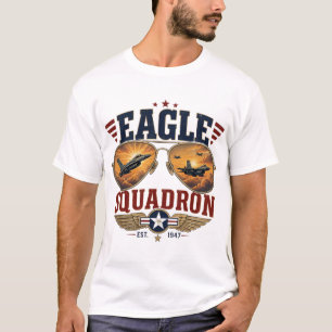 Camiseta Esquadrão de Águia Jatos de Caça Vintage