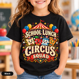 Camiseta Esquadrão de Almoço Escolar Circense Humor Diverti