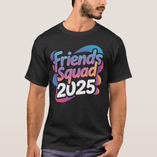 Camiseta Esquadrão de Amigos Dando 2025 - design de outono