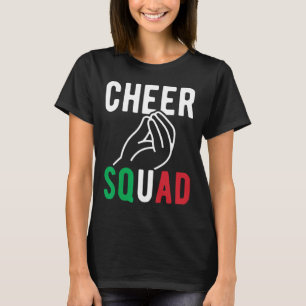 Camiseta Esquadrão de Animadoras Italiano Família Italiana