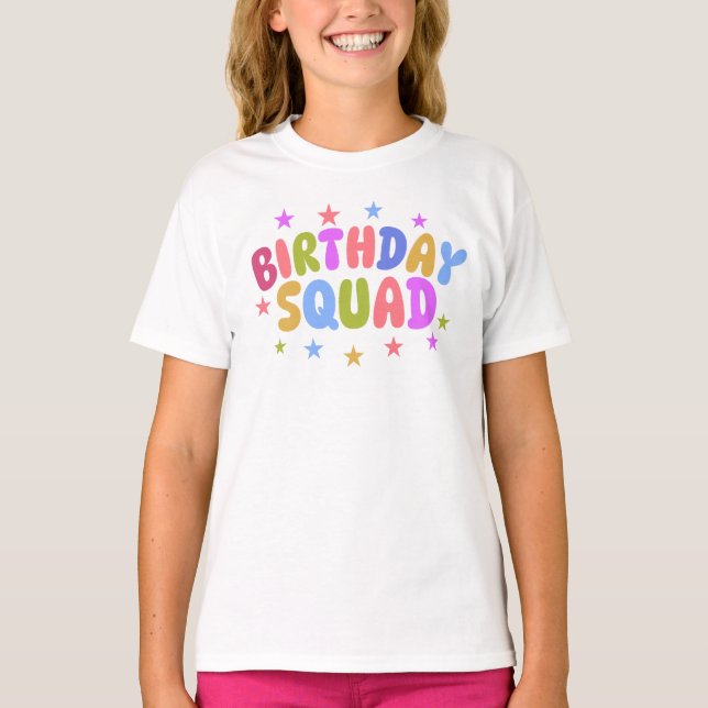 Camiseta Esquadrão de Aniversário (Frente)