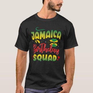 Camiseta Esquadrão de Aniversário da Jamaica Viagem Diverti