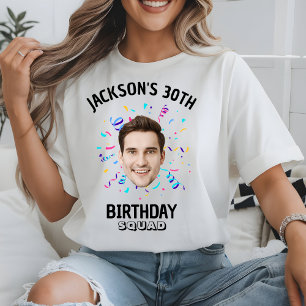 Camiseta Esquadrão de Aniversário de 10º 20º 30º 40º 50 Ros