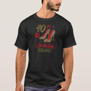 Camiseta Esquadrão De aniversário de 40 anos Das Mulheres I