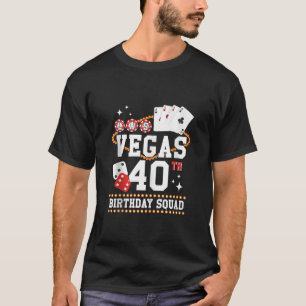 Camiseta Esquadrão de Aniversário de Vegas B Day Mothe