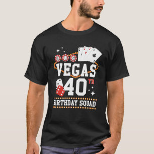 Camiseta Esquadrão de Aniversário de Vegas B Day Mothe