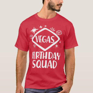 Camiseta Esquadrão de Aniversário de Vegas w