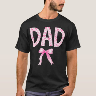 Camiseta Esquadrão de Aniversário do Papai com Laço Coquett