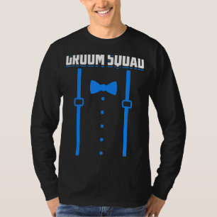 Camiseta Esquadrão de Aparência de Homens Ajudantes de Noiv
