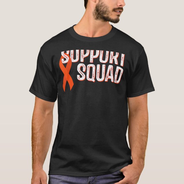 Camiseta Esquadrão de Apoio à Consciência da Leucemia (Frente)