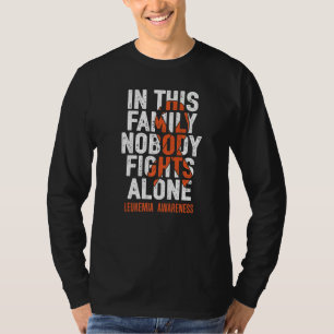 Camiseta Esquadrão de Apoio à Leucemia Lutador Guerreiro Le