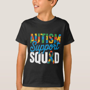 Camiseta Esquadrão de apoio ao autismo para conscientização