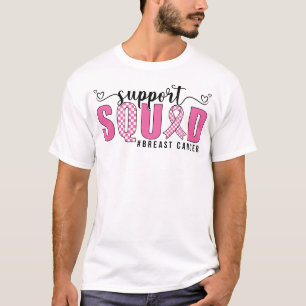 Camiseta Esquadrão de Apoio ao Câncer de Mama Sobrevivente 