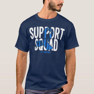 Camiseta Esquadrão de Apoio às Mulheres Conscientização ALS