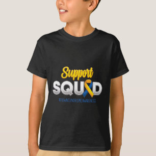 Camiseta Esquadrão de Apoio Conscientização da Síndrome de