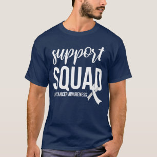 Camiseta Esquadrão de Apoio Laço Branco Conscientização Pul