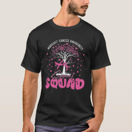 Camiseta Esquadrão de Apoio Lutador Contra o Câncer de Mama