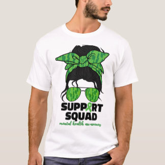 Camiseta Esquadrão de Apoio Mês de Conscientização sobre Sa
