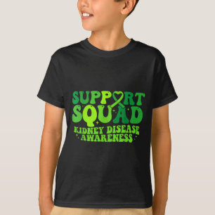 Camiseta Esquadrão de Apoio PKD Doença Renal Faixa Verde