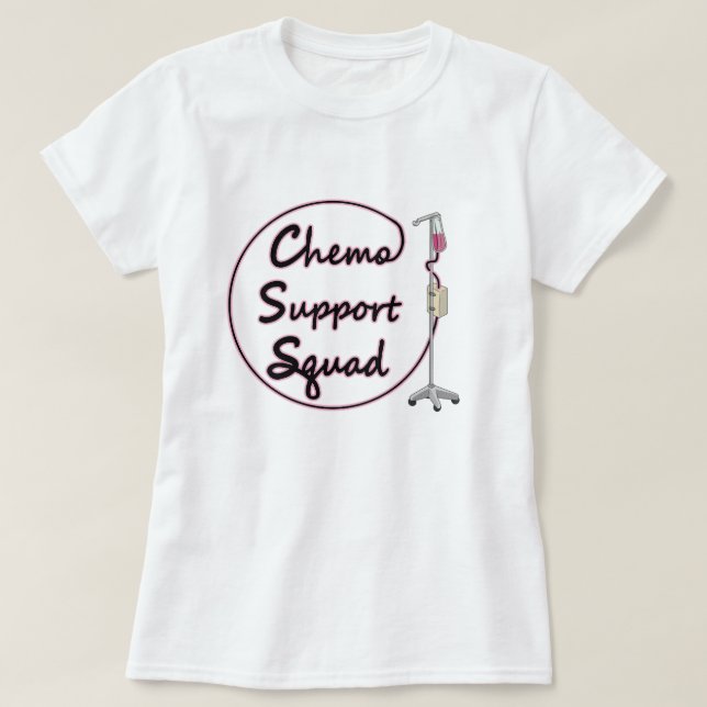 Camiseta Esquadrão de Apoio Quimioterápico (Frente do Design)