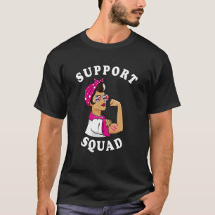 Camiseta Esquadrão De Apoio Rosie O Cancer De Mama Do Ribei