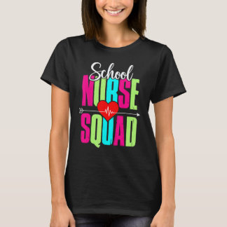 Camiseta Esquadrão de Apreciação da Enfermeira Escolar Apli