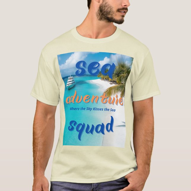 Camiseta Esquadrão de Aventura Marítima (Frente)