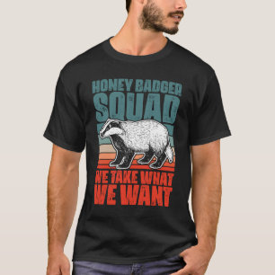 Camiseta Esquadrão De Badger De Mel Retroativo Para Mel Fan