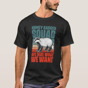 Camiseta Esquadrão De Badger De Mel Retroativo Para Mel Fan