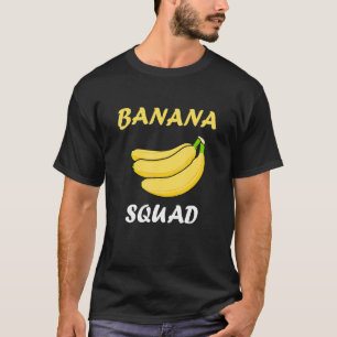 Camiseta Esquadrão de Banana Frutas Fofas Alimentação Saudá