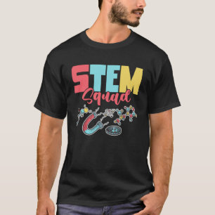 Camiseta Esquadrão de Banda Matemática da Esquadra STEM Bas