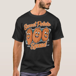 Camiseta Esquadrão de Batata Doce  Batatas Doces Vegetal  D