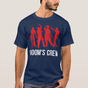 Camiseta Esquadrão de Bebidas da Equipe do Noivo Festa de D